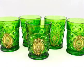 (5) EAPG Northwood Memphis tumblers