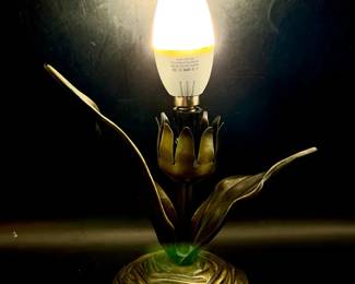 Heavenly Inspirations Metal Floral Lamp