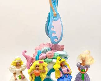 (5) Vintage Toys-Barbie & Sky Dancers vintage 1994 Galoob Sky Dancer doll (4) vintage McDonald’s happy meal barbie toys