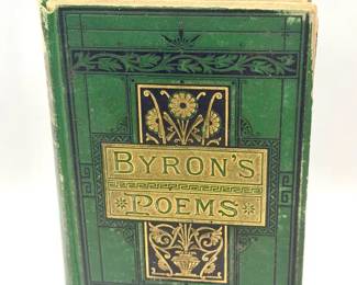 Antique Book “The Poetical Works of Lord Byron”