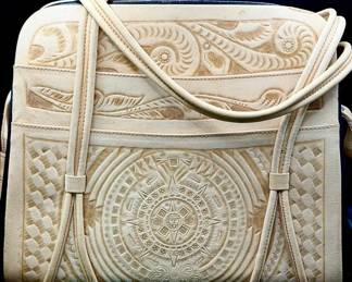 Hand Tooled Leather Corvi Handbag