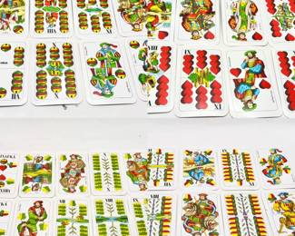 Magyar Kártya German-suited, 32-card "William Tell" (or Hungarian) deck