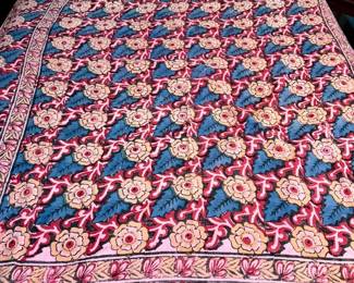 Tapestry Linen Bedspread