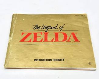 Legend Of Zelda Nintendo Instruction Booklet