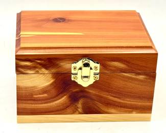 Wooden Trinket Or Jewelry Box