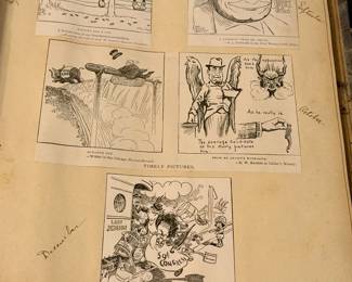 Antique Ephemera Scrapbook-early 1900s