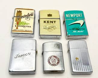 (6) Vintage Lighters