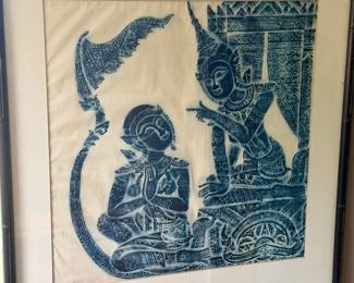 Framed Thai Art