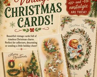 Collection of unused Betty Phillips vintage cards