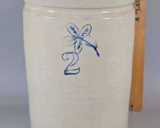 Vintage two gallon crock