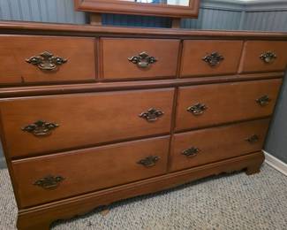 Bassett Furniture dresser and mirror
