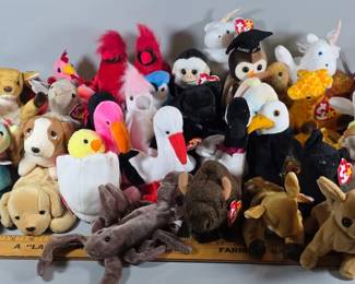 Several lots of TY Beanie Babies