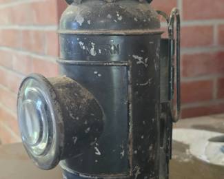 Vintage Keystoneware boat signal lantern
