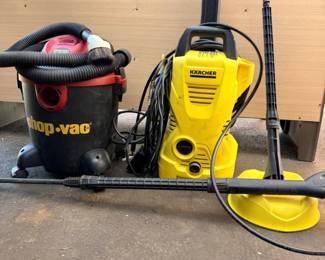 184 KrcherK2CHKPressureWasherandShopVacWetDryVacuum