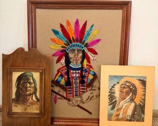 71 NativeAmericanThemedDecorativeArtCollection