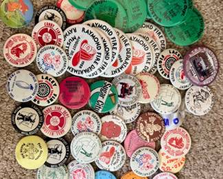 35 Collectionof59FirefighterMusterPinbackButtons