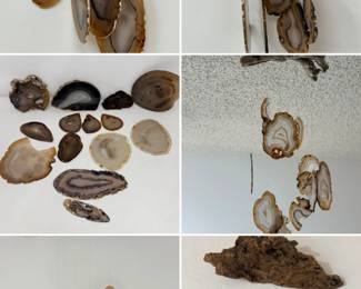 95 31DriftwoodAgateSliceWindChimeCollection