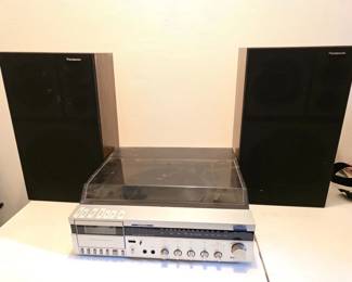 114 VintagePanasonicSGV55StereoMusicCenterw2SB777Speakers