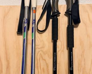141 Pairof56SkiPolesAdjustableTrekkingPoles