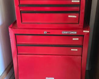 101 Craftsman2PieceRollingToolBoxComboFeaturingARedFinish