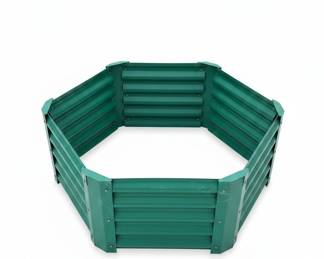 Hexagonal Galvanized Steel Raised Garden Bed