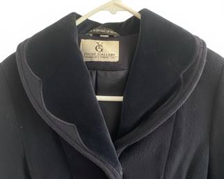 Vintage Young Gallery Wool Coat Designed by E. Osbren, Ltd.