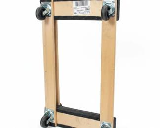 Ironton Carpeted Hardwood Furniture Movers Dolly