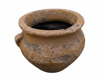 Antique French Earthenware Confit Pot
