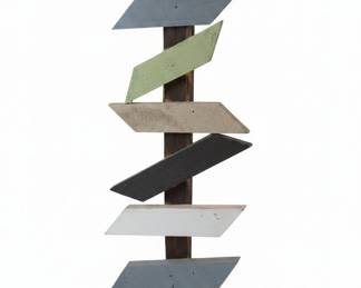 Handmade Wooden Directional Sign Christmas Trees