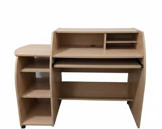 Modern Laminate Student Desk with Hutch