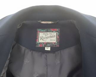 Vintage Rothschild Girls Wool Blend Dress Coat