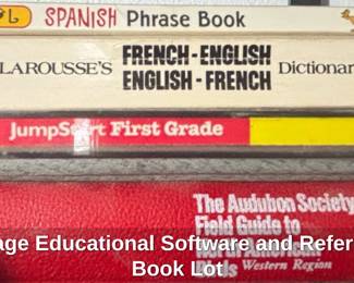 Vintage Educational Software and Reference Book Lot fourth image