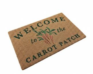 Welcome to the Carrot Patch Coir Doormat