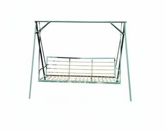 Vintage Metal AFrame Porch Swing