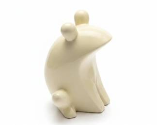 Ceramic Frog Figurine and Decorative Kitchenware