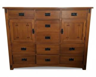 Mission Style Quarter Sawn Oak Sideboard