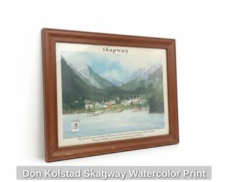 Don Kolstad Skagway Watercolor Print