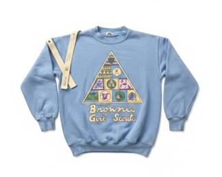 Vintage s Brownie Girl Scouts Apparel Set