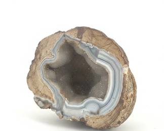 Natural Banded Agate Geode Half