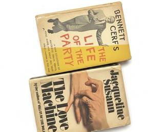 Vintage Books Bennett Cerfs The Life of the Party and Jacqueline Susanns The Love Machine