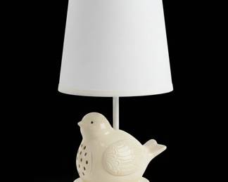 Continental Studios Atlanta Ceramic Bird Lamp