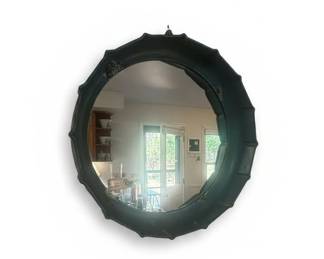 Vintage Industrial Style Bottle Cap Wall Mirror