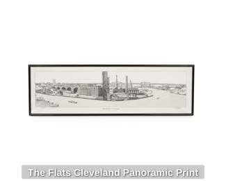 The Flats Cleveland Panoramic Print second image
