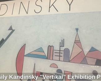 Wassily Kandinsky Vertikal Exhibition Poster