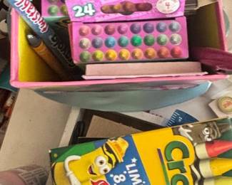 Crayola Limited Edition Crayon Set and Assorted Writing Utensils