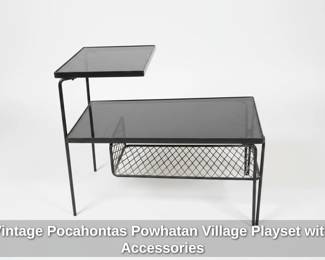 Vintage Pocahontas Powhatan Village Playset with Accessories second image