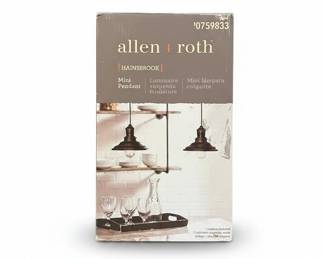 allen roth Hainsbrook Mini Pendant Light   Antique Pewter