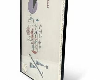 Wassily Kandinsky Composition with Squares Exhibition Poster