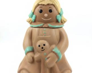 Vintage Twin Winton Mopsy Cookie Jar