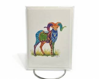 A. Beez Ram Illustration Print